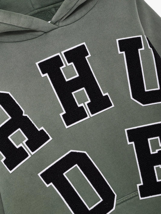 RHUDE CHENILLE PATCH LOGO HOODIE