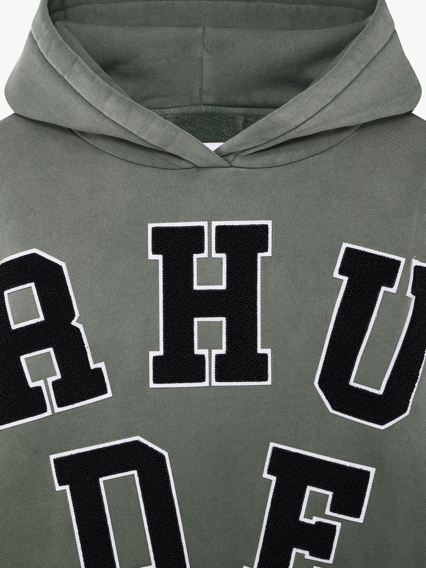 RHUDE CHENILLE PATCH LOGO HOODIE