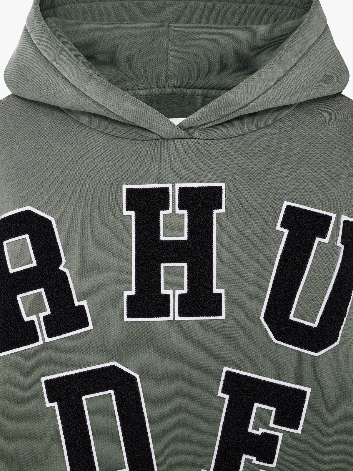 RHUDE CHENILLE PATCH LOGO HOODIE