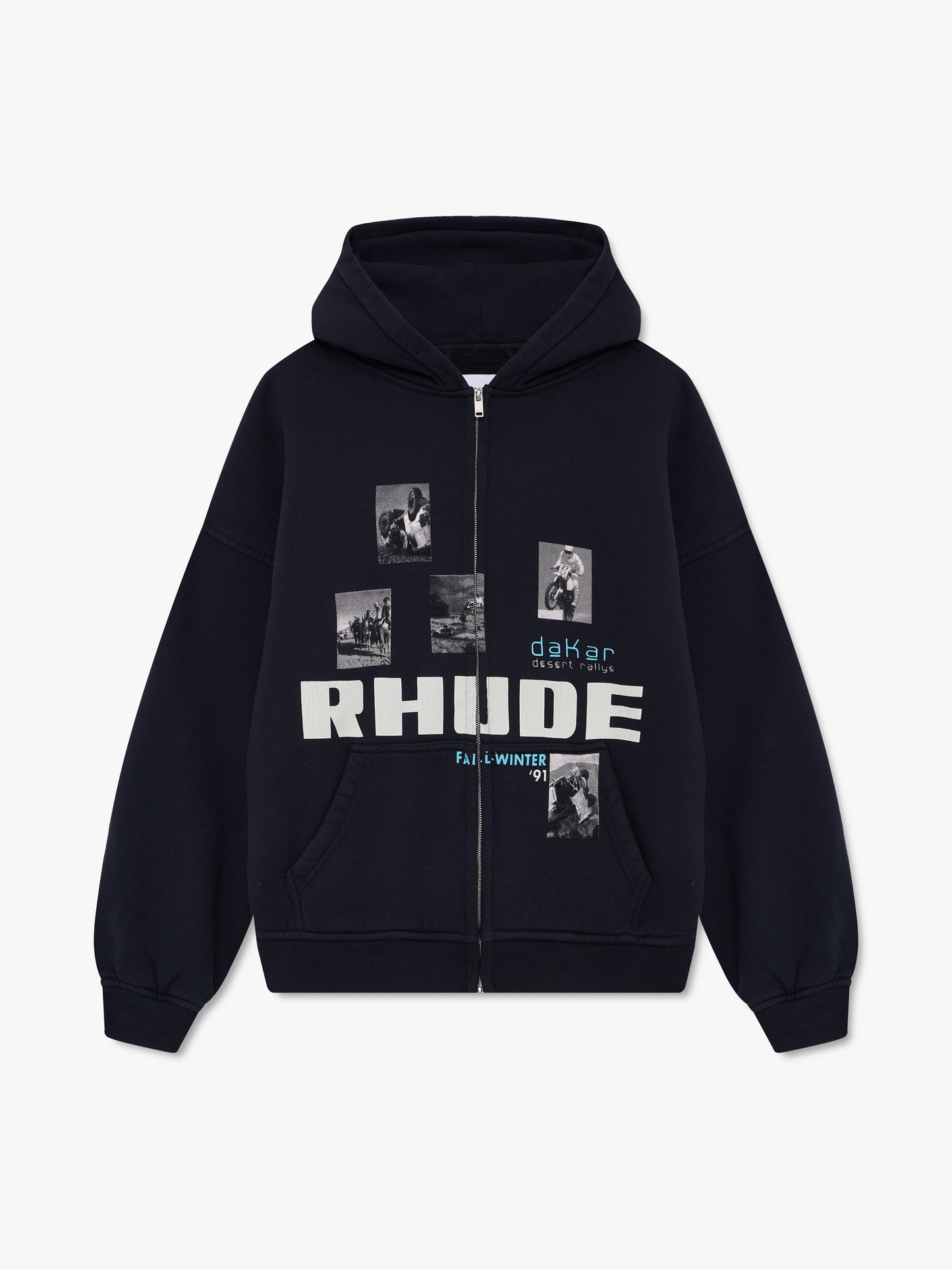 WINTER 91 RALLYE ZIP-UP HOODIE
