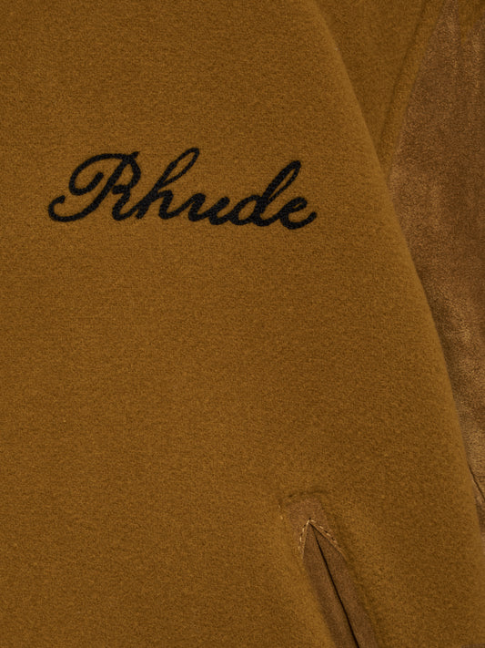 RHUDE FORMAL VARSITY JACKET