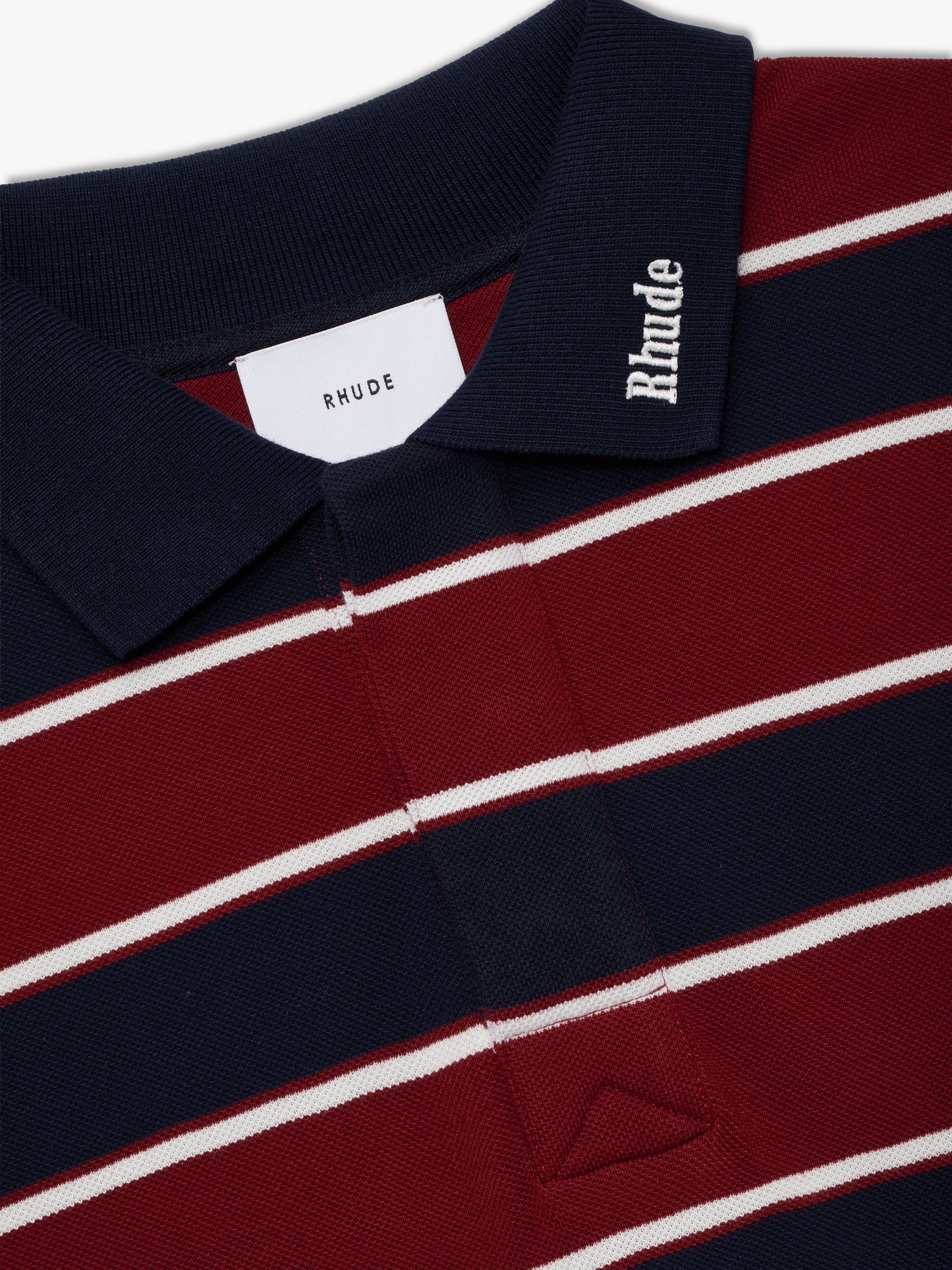 FONTAINE STRIPED LS POLO SHIRT