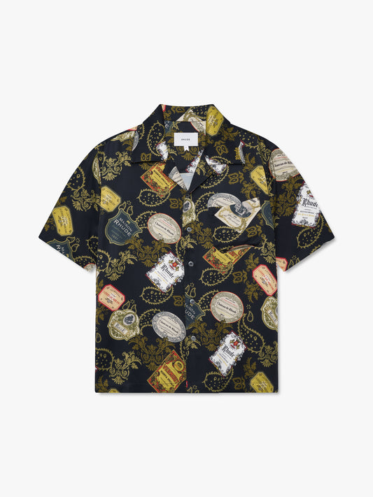 VIN BANDANA PRINT BUTTON-UP SHIRT