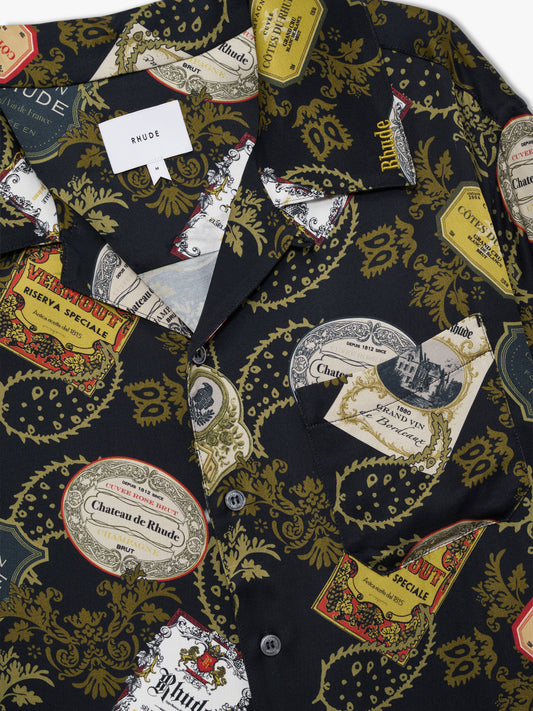 VIN BANDANA PRINT BUTTON-UP SHIRT