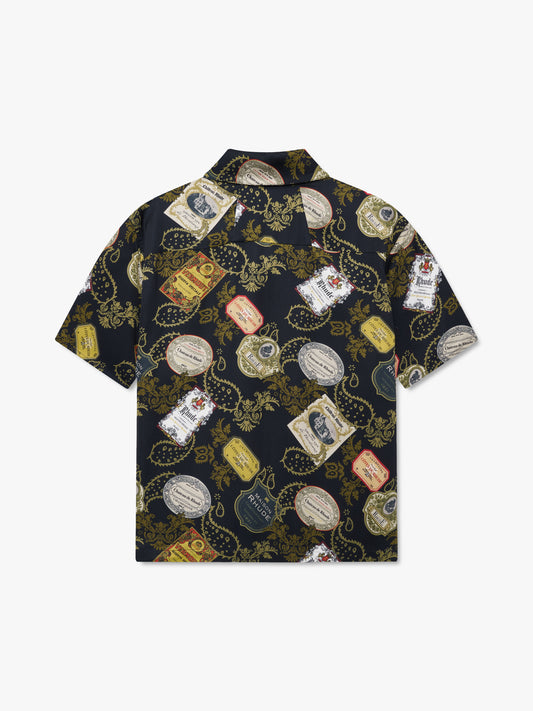 VIN BANDANA PRINT BUTTON-UP SHIRT