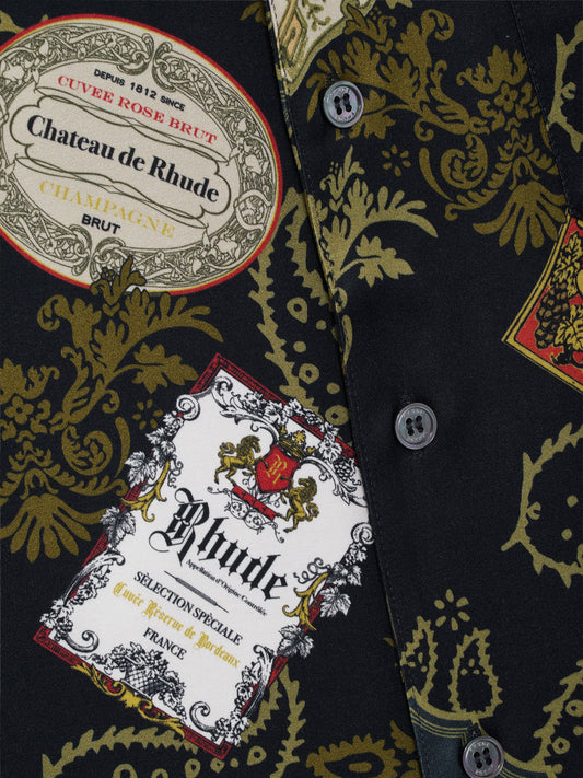VIN BANDANA PRINT BUTTON-UP SHIRT