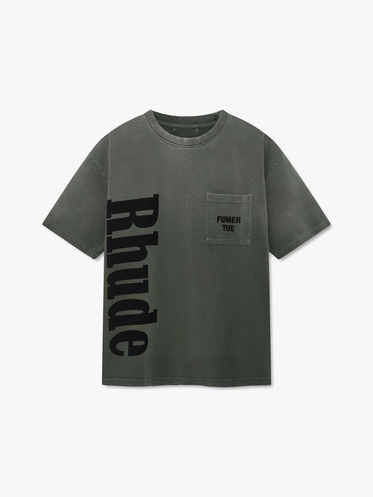 RHUDE LOGO POCKET TEE