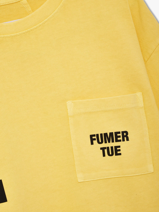 RHUDE LOGO POCKET LS TEE