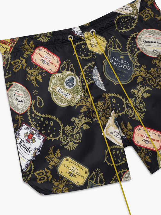 VIN BANDANA PRINT SWIM SHORTS
