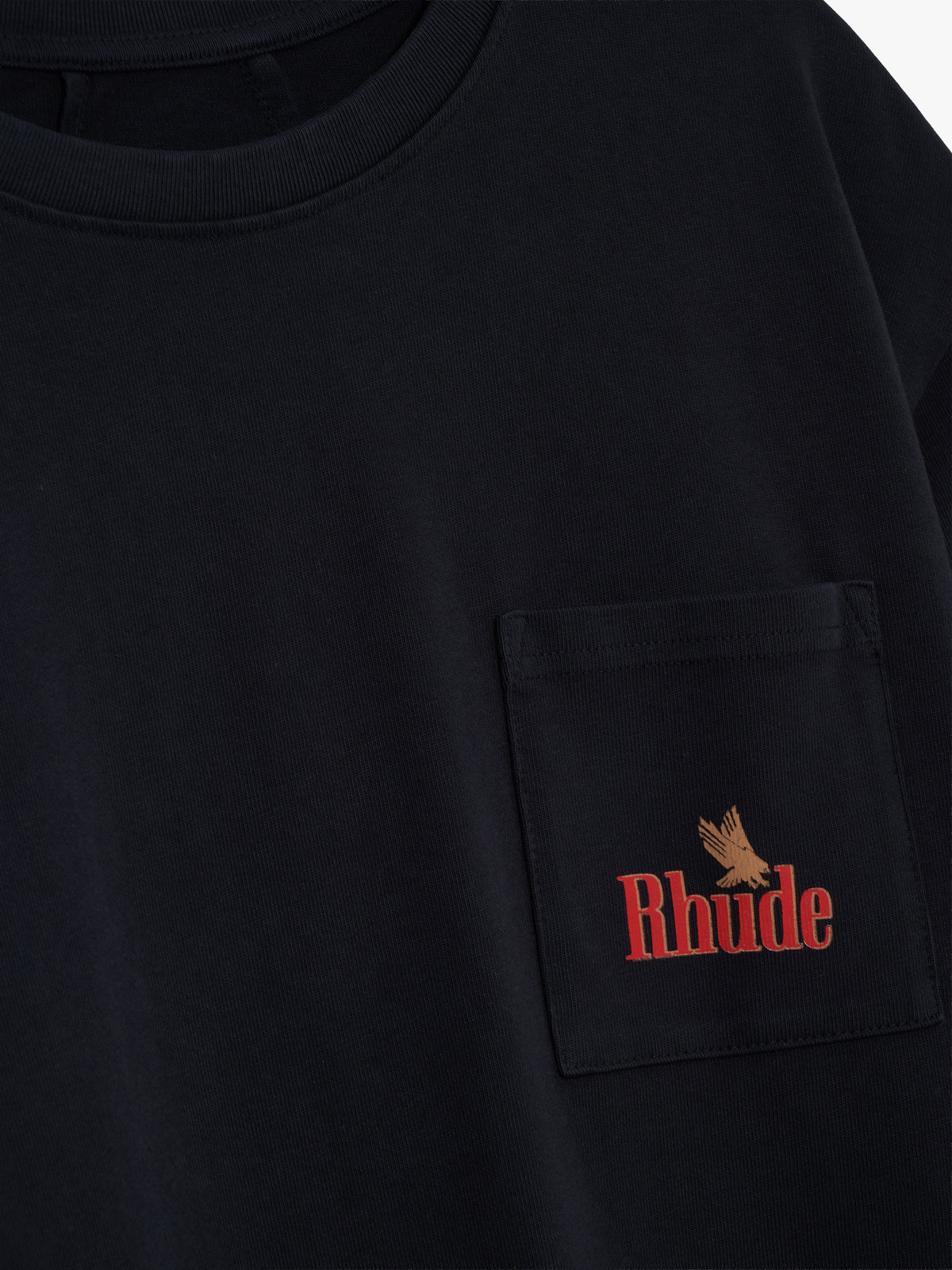 RHUDE AMERICAN SPIRIT LS POCKET TEE