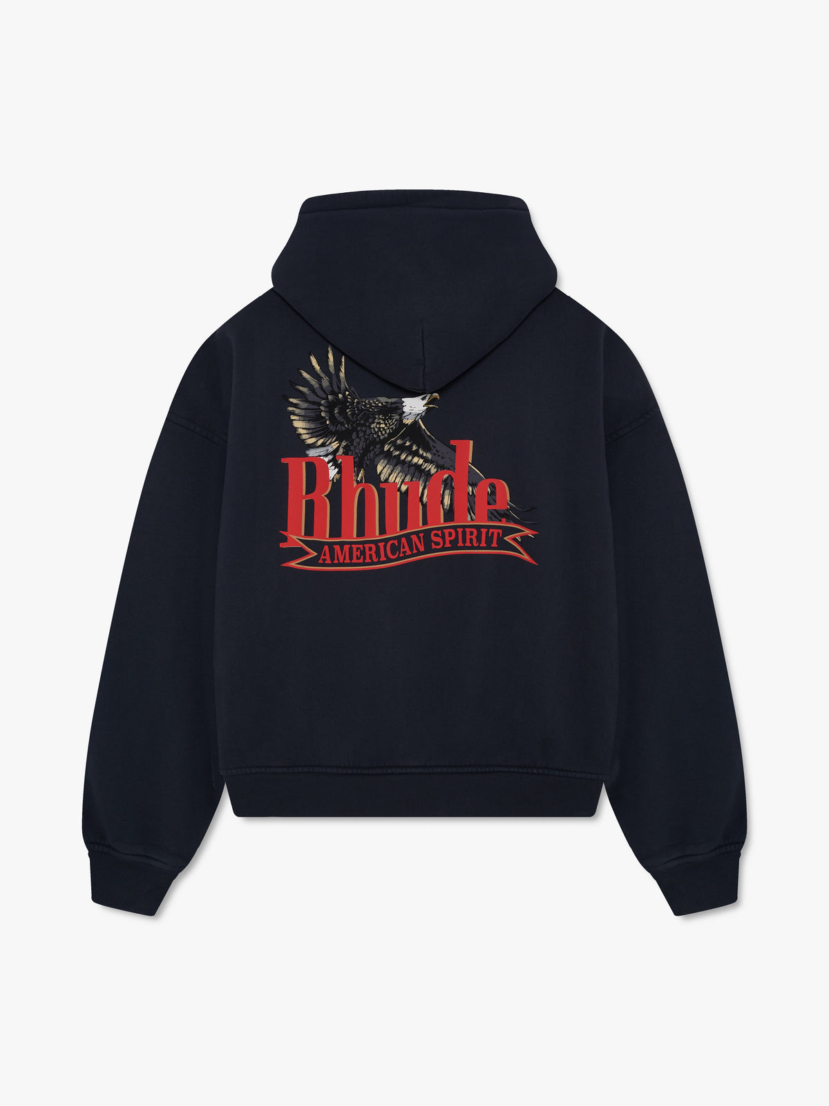 RHUDE AMERICAN SPIRIT ZIP-UP HOODIE