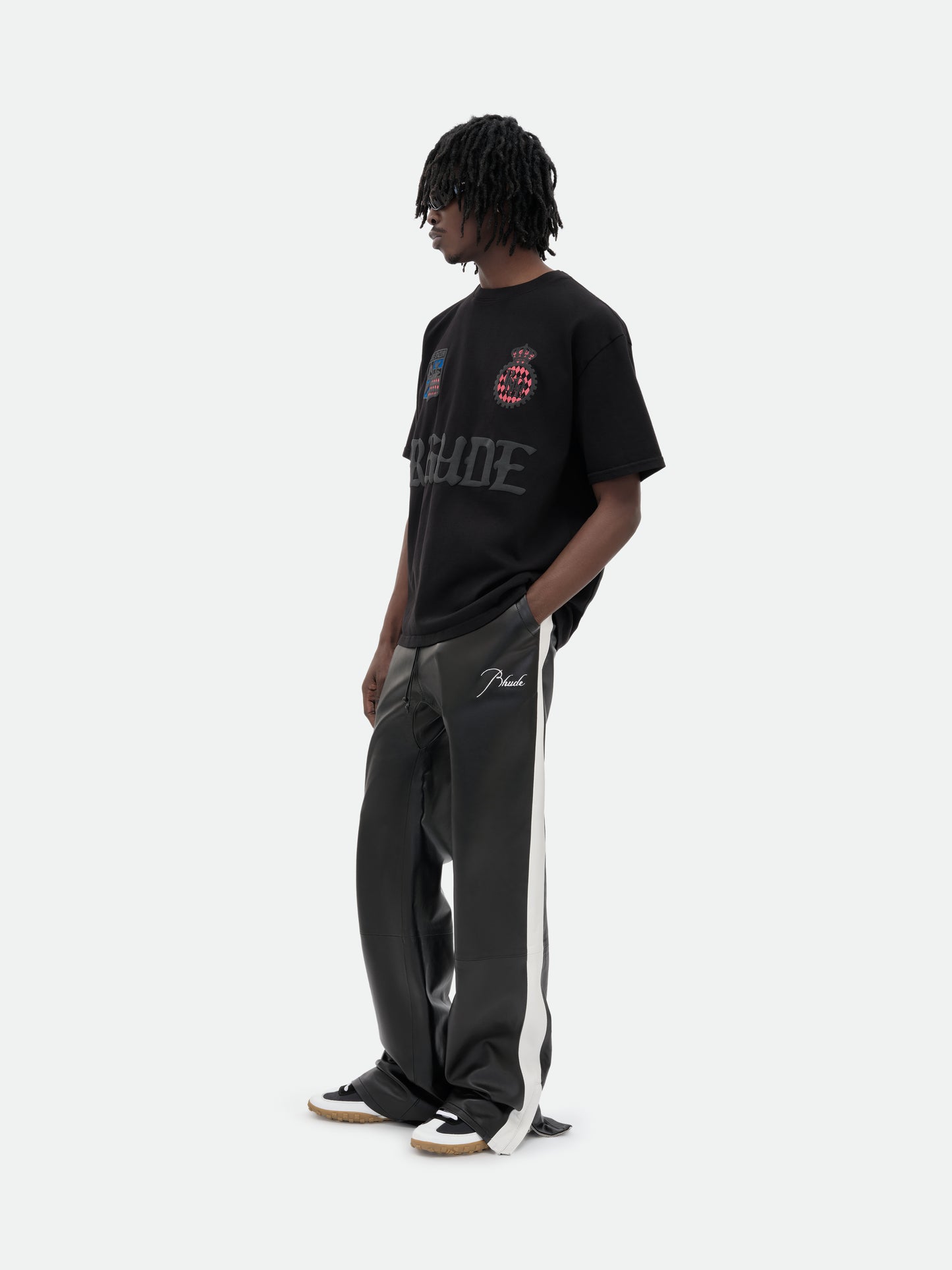RHUDE COTE D'AZUR CREST OVERSIZED TEE