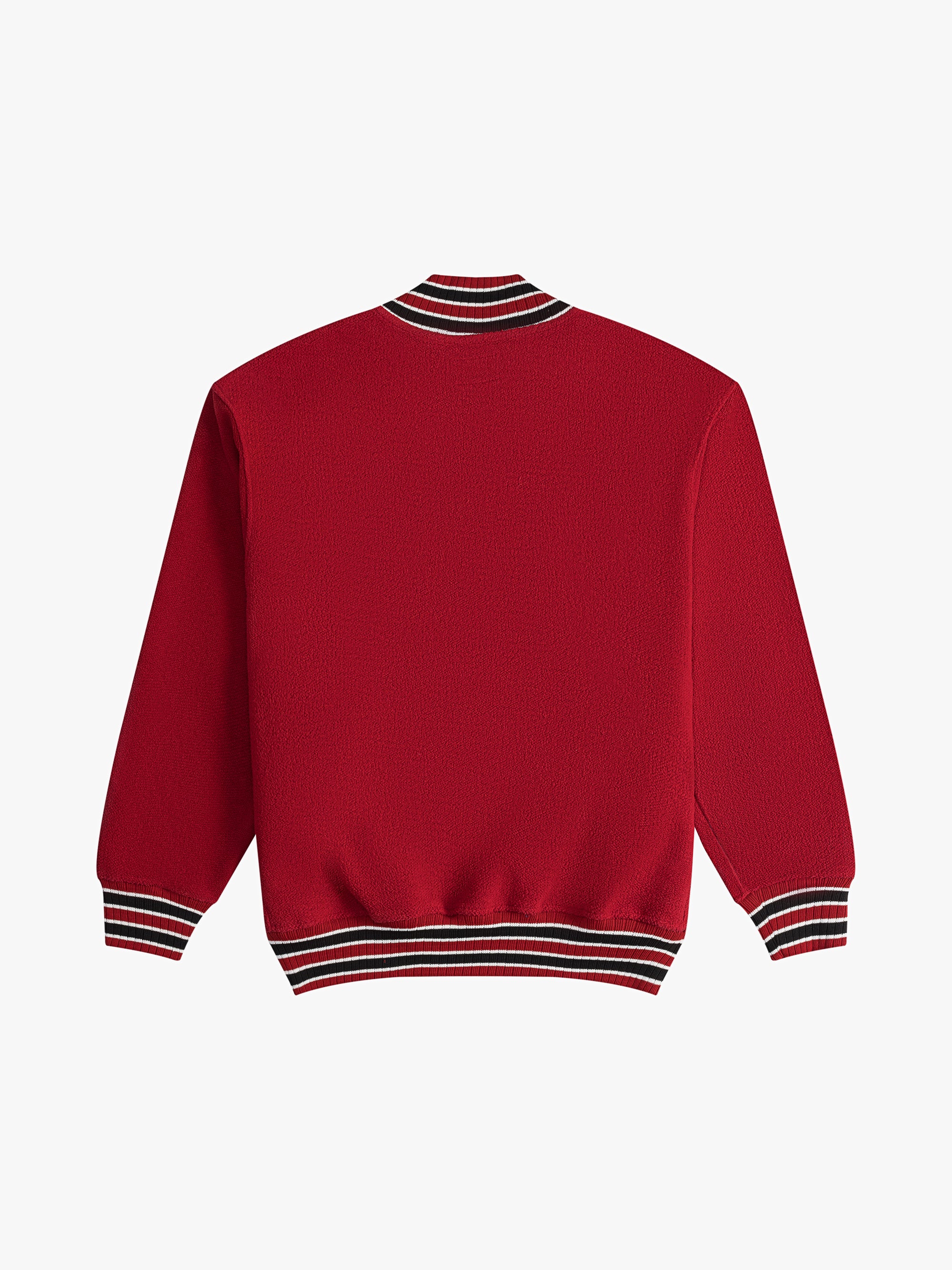 Rhude Red & Off-White Paneled Sweatshirt