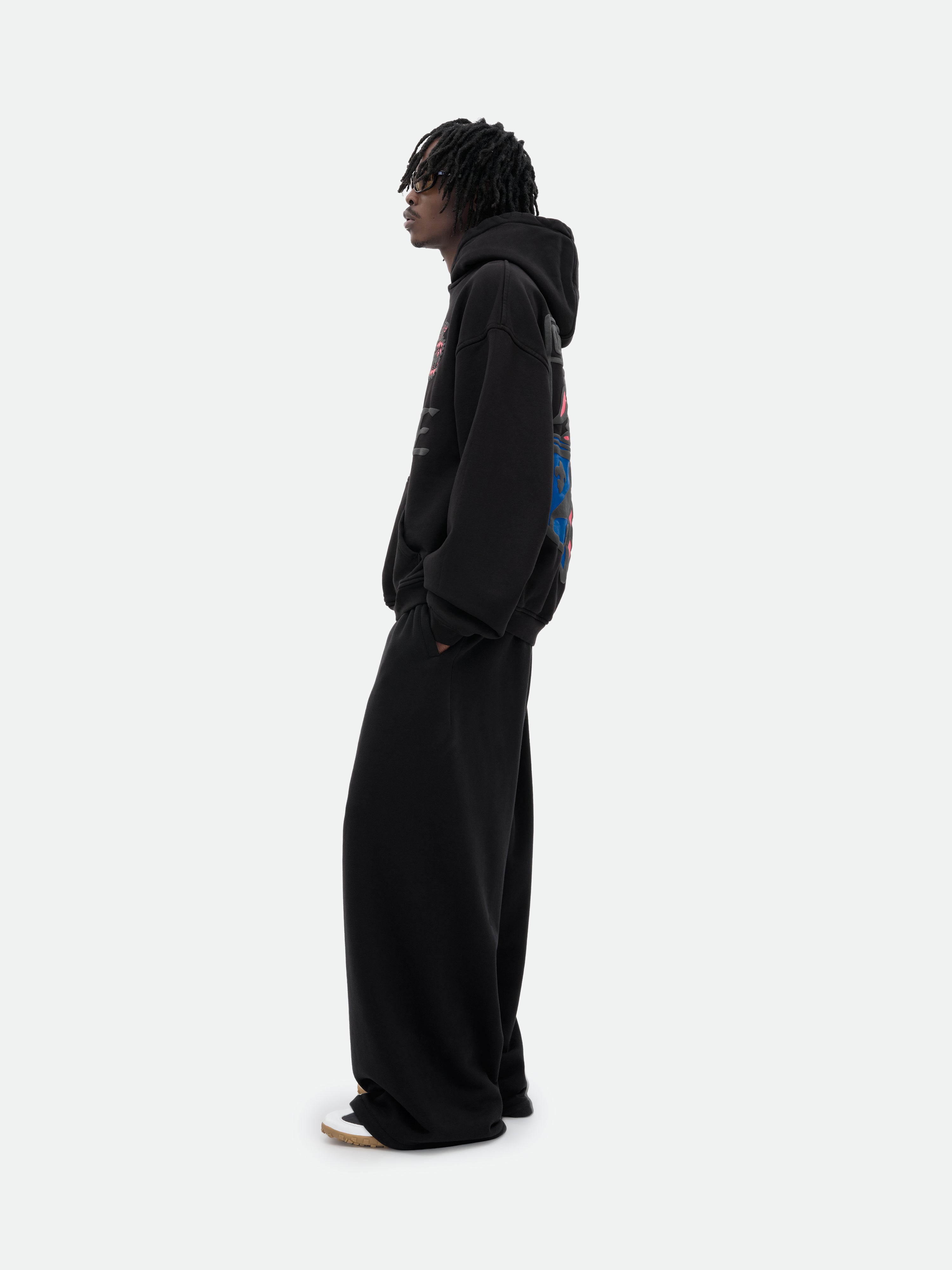 RHUDE COTE D'AZUR CREST OVERSIZED HOODIE