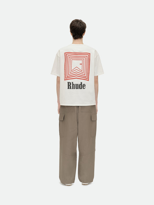 CHEVRON LOGO REPEAT TEE
