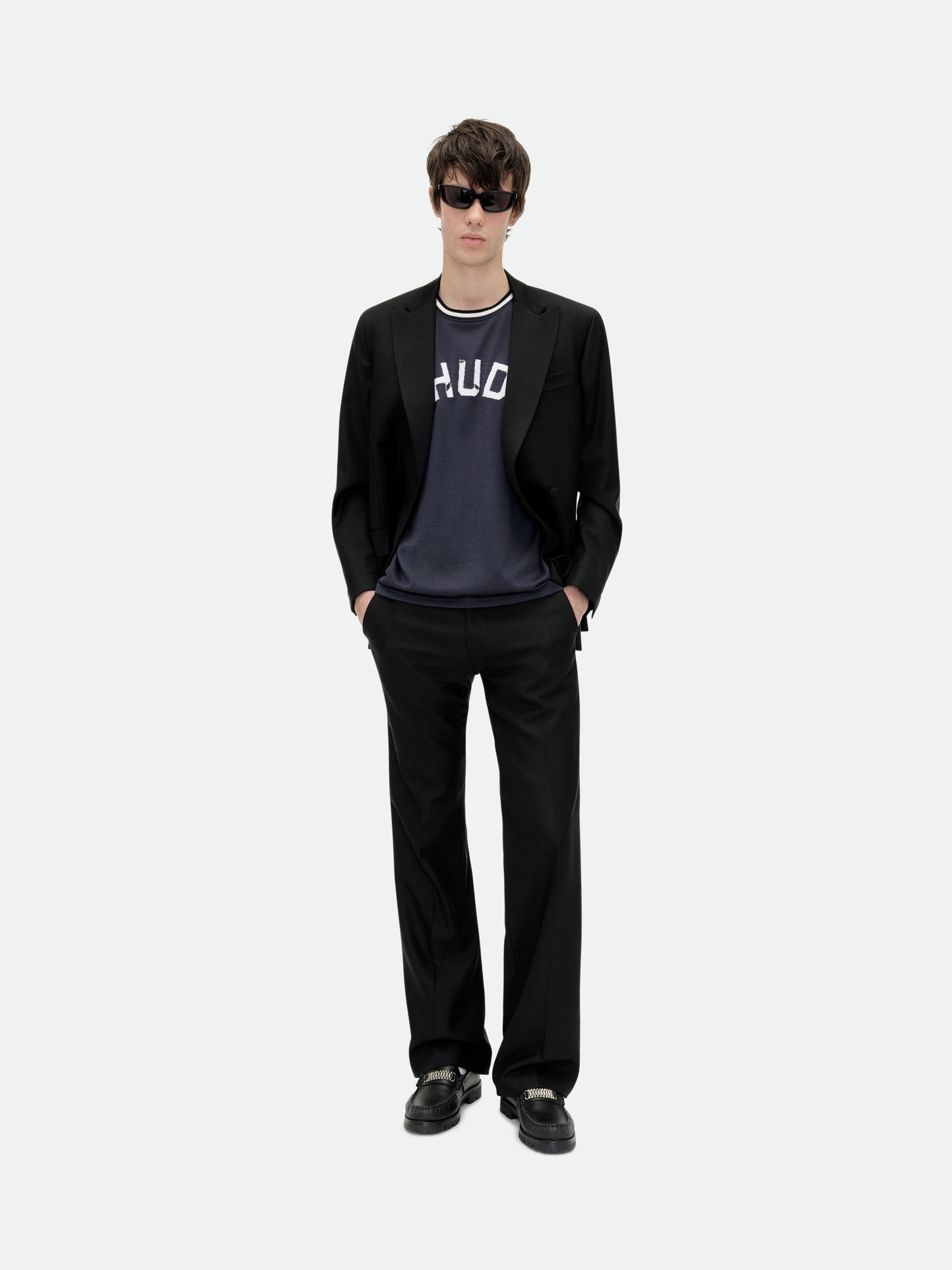 RHUDE LIGHTNING RINGER JERSEY TEE