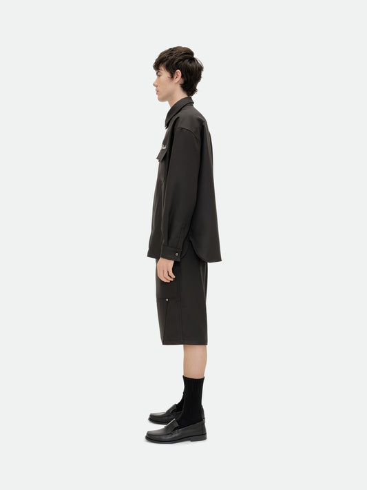 BOXY LS WORK SHIRT