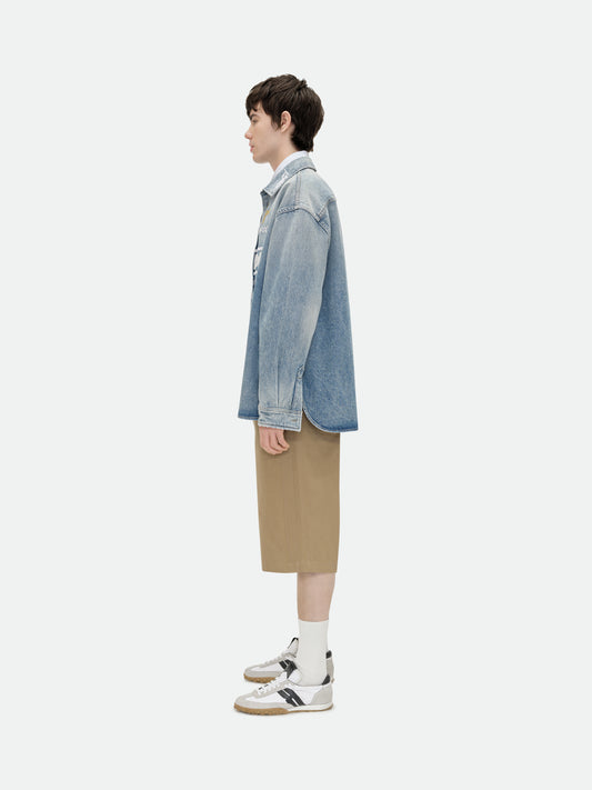 TIRE DENIM OVERSHIRT
