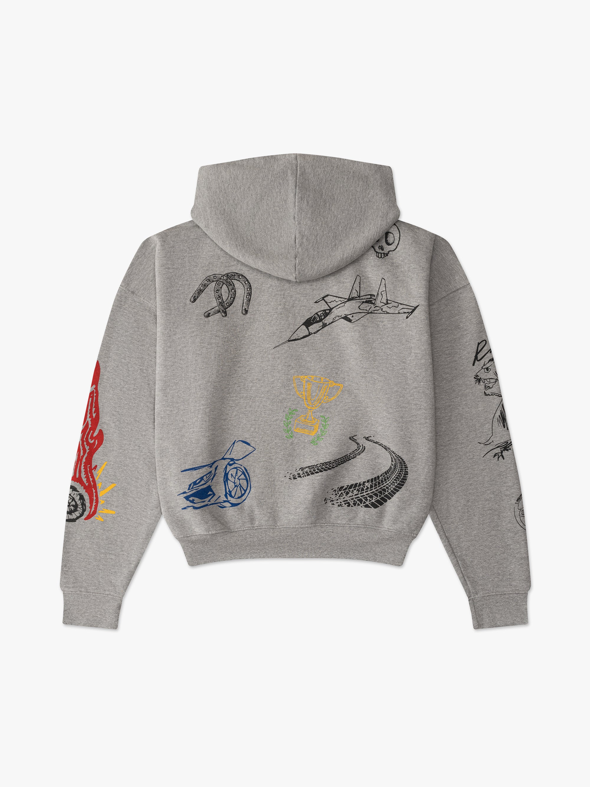 RHUDE SCRIBBLE HOODIE