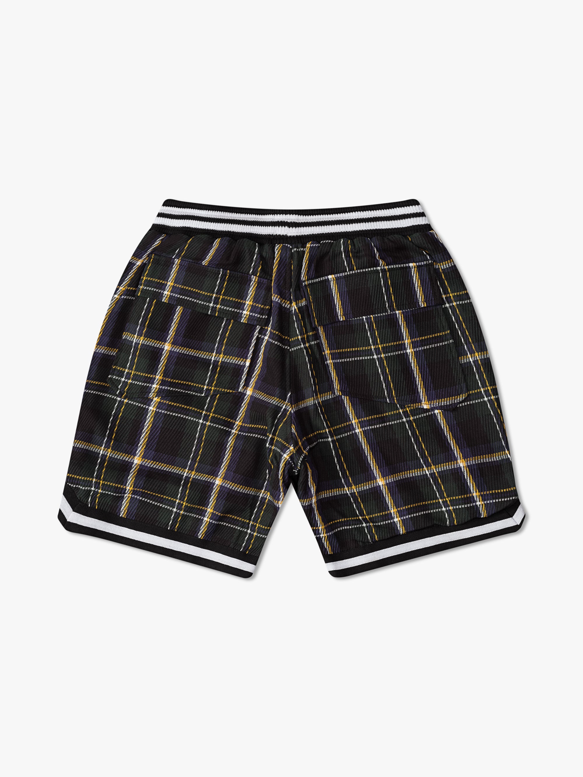 FLANNEL COURT LOGO SHORTS – R H U D E