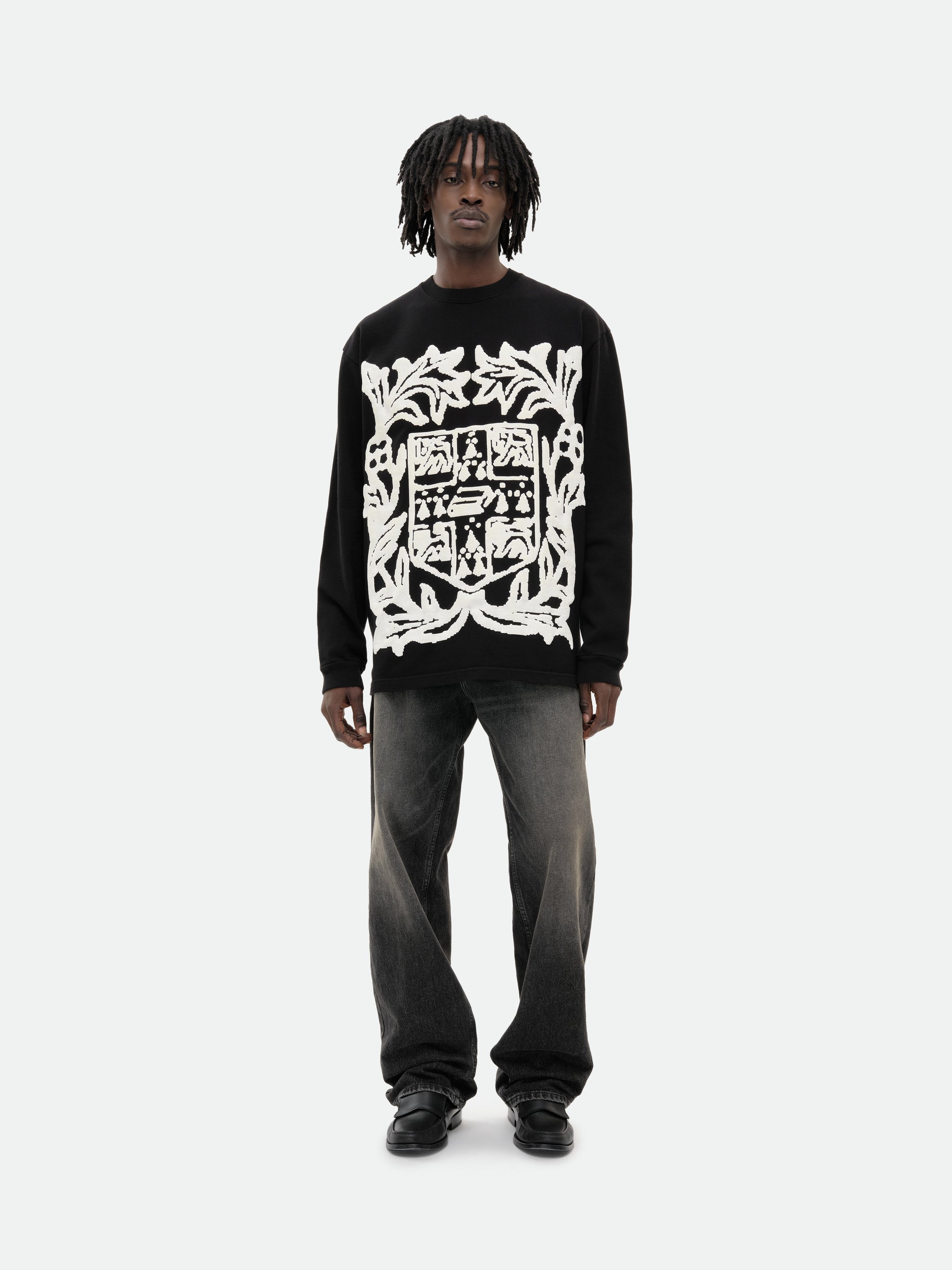 RHUDE VERITAS CREST LS TEE