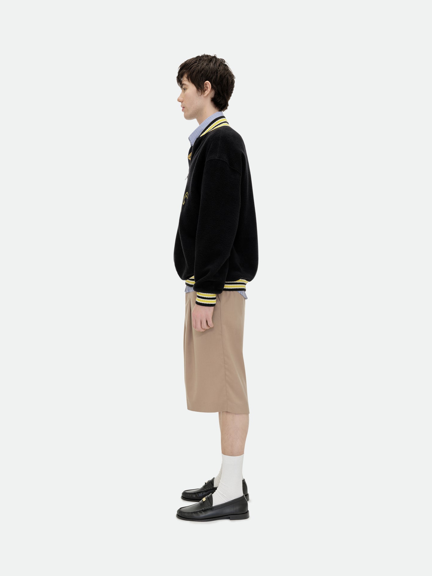 RHUDE QUARTER-ZIP VARSITY