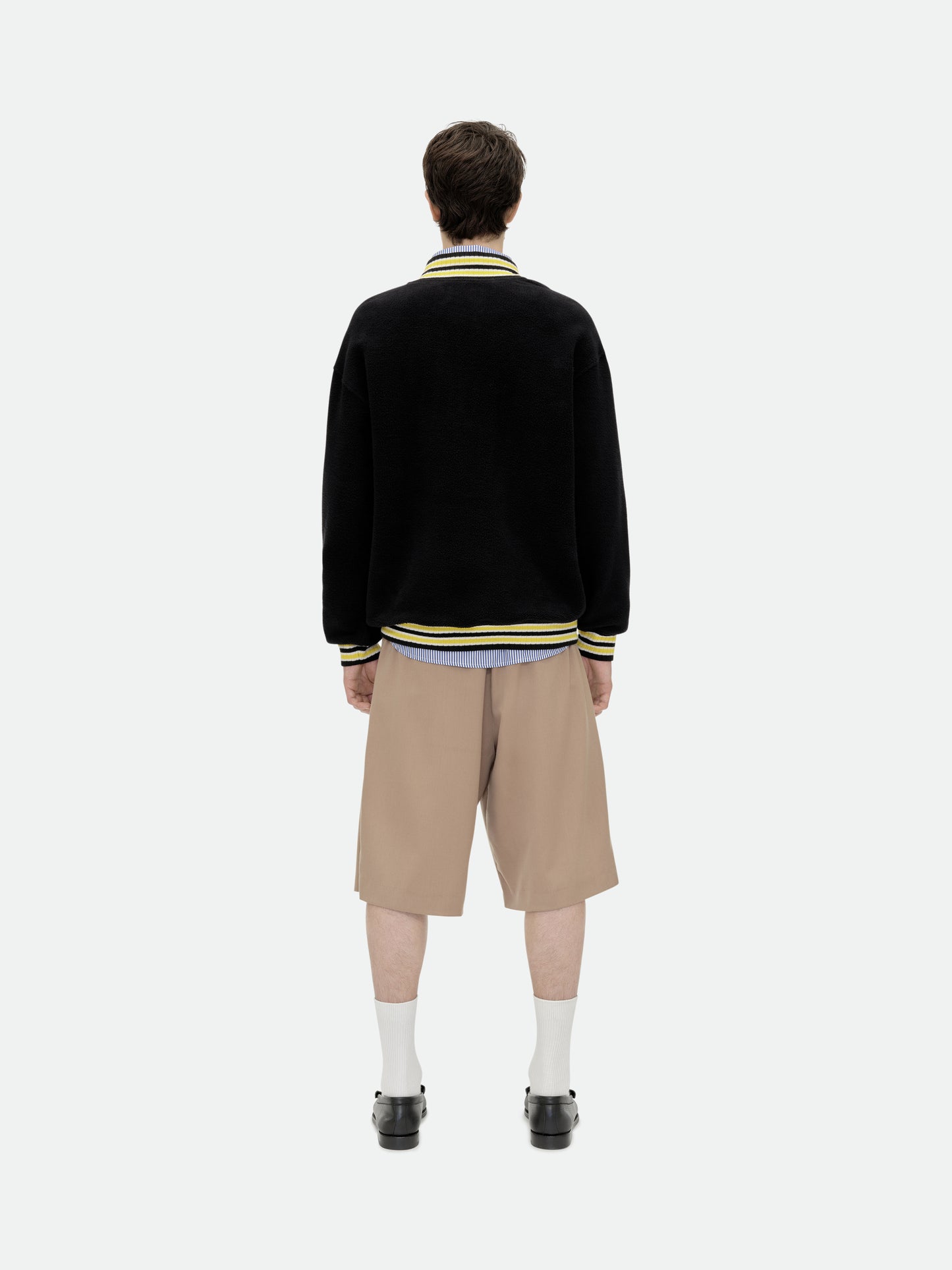 RHUDE QUARTER-ZIP VARSITY