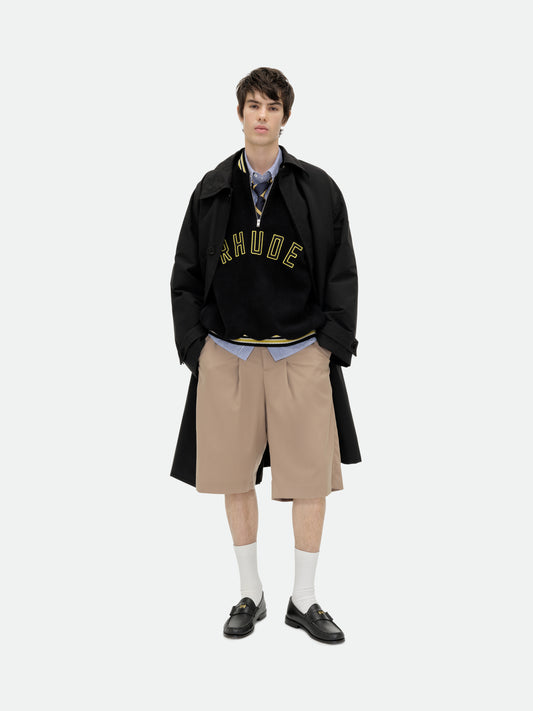 RHUDE QUARTER-ZIP VARSITY