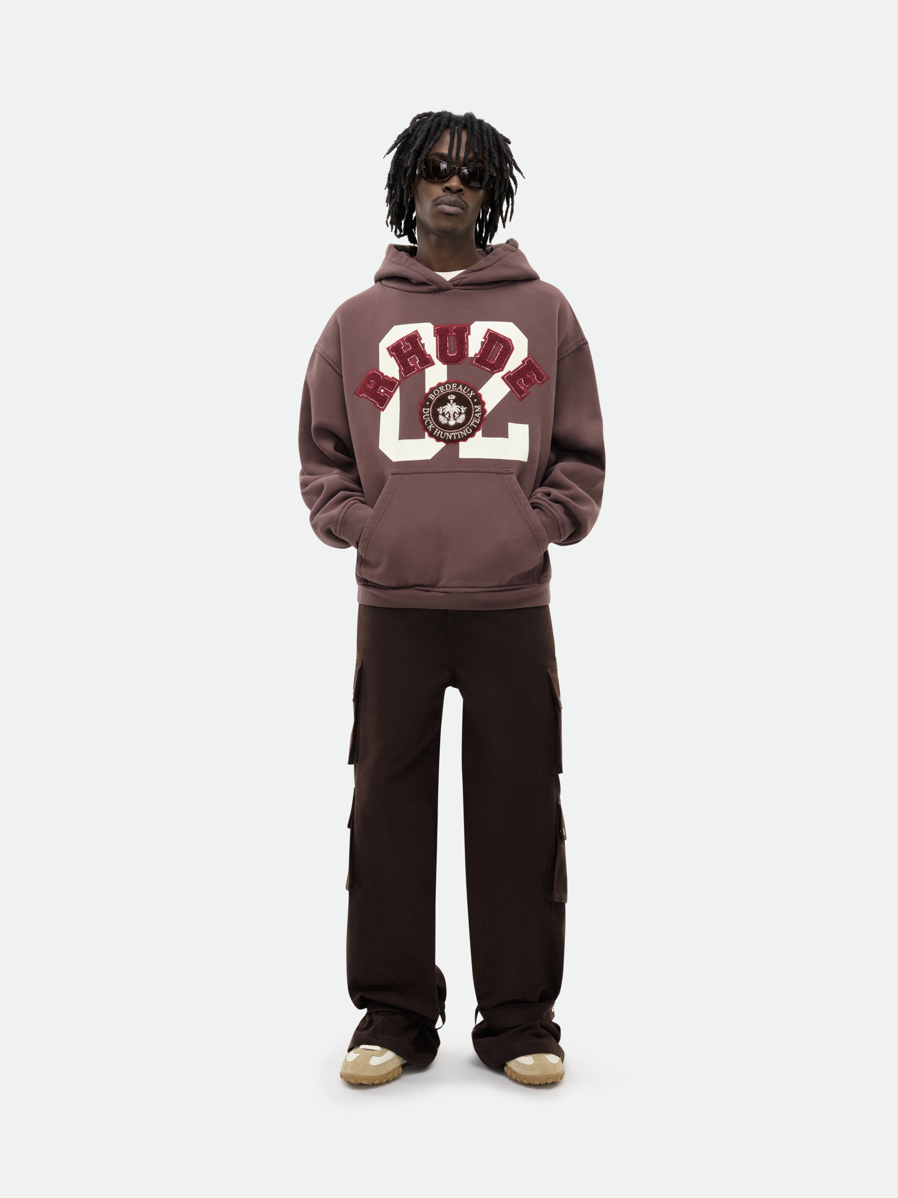 RHUDE CHENILLE HUNTING CLUB HOODIE