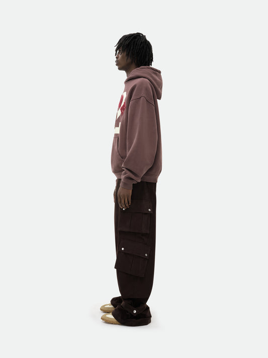 RHUDE CHENILLE HUNTING CLUB HOODIE