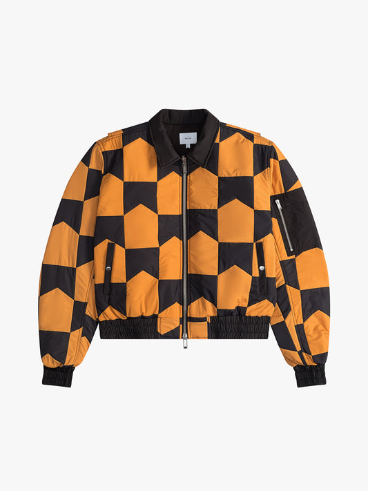 CHEVRON QUILTED MA1 JACKET