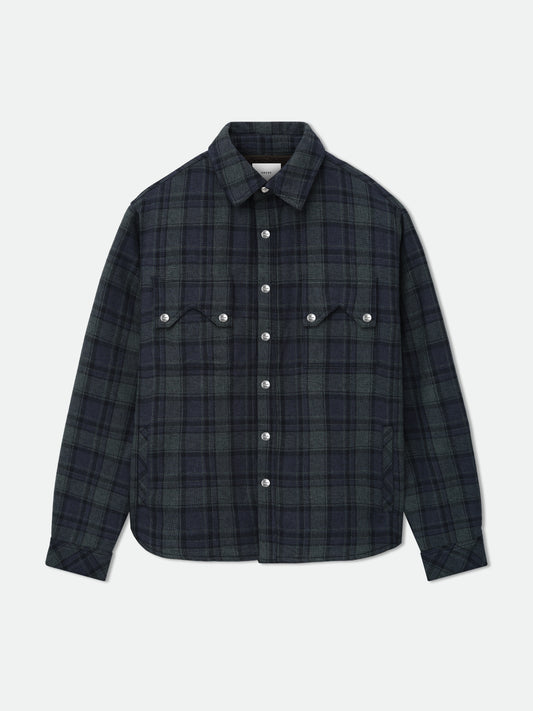 FLANNEL SHERPA OVERSHIRT