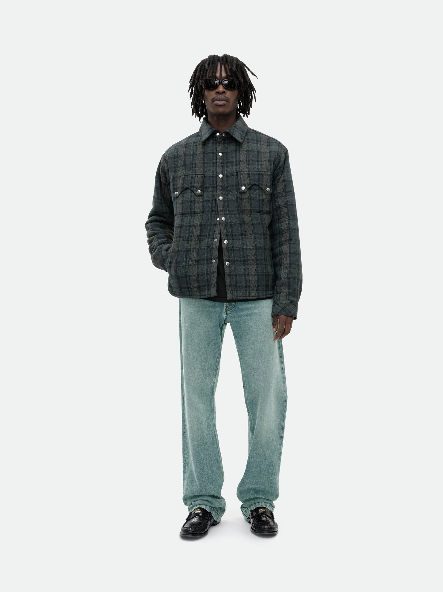 FLANNEL SHERPA OVERSHIRT