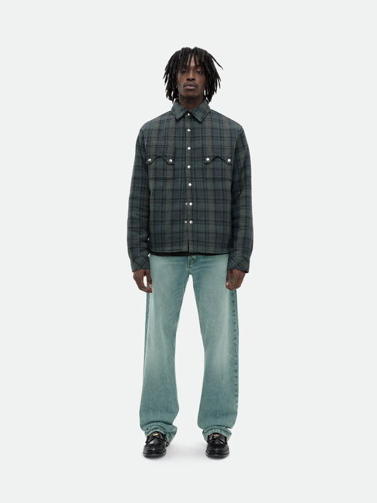 FLANNEL SHERPA OVERSHIRT