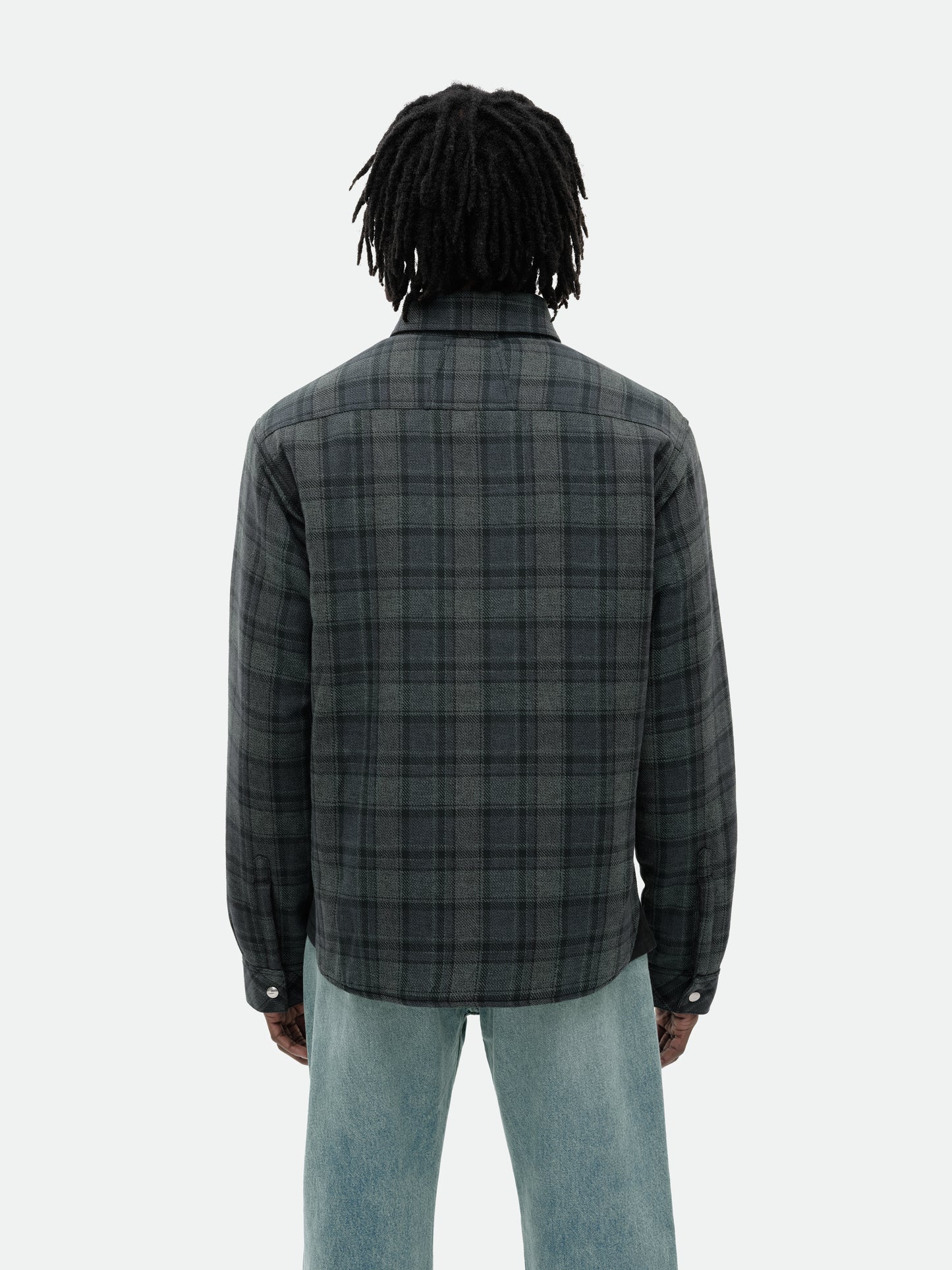 FLANNEL SHERPA OVERSHIRT