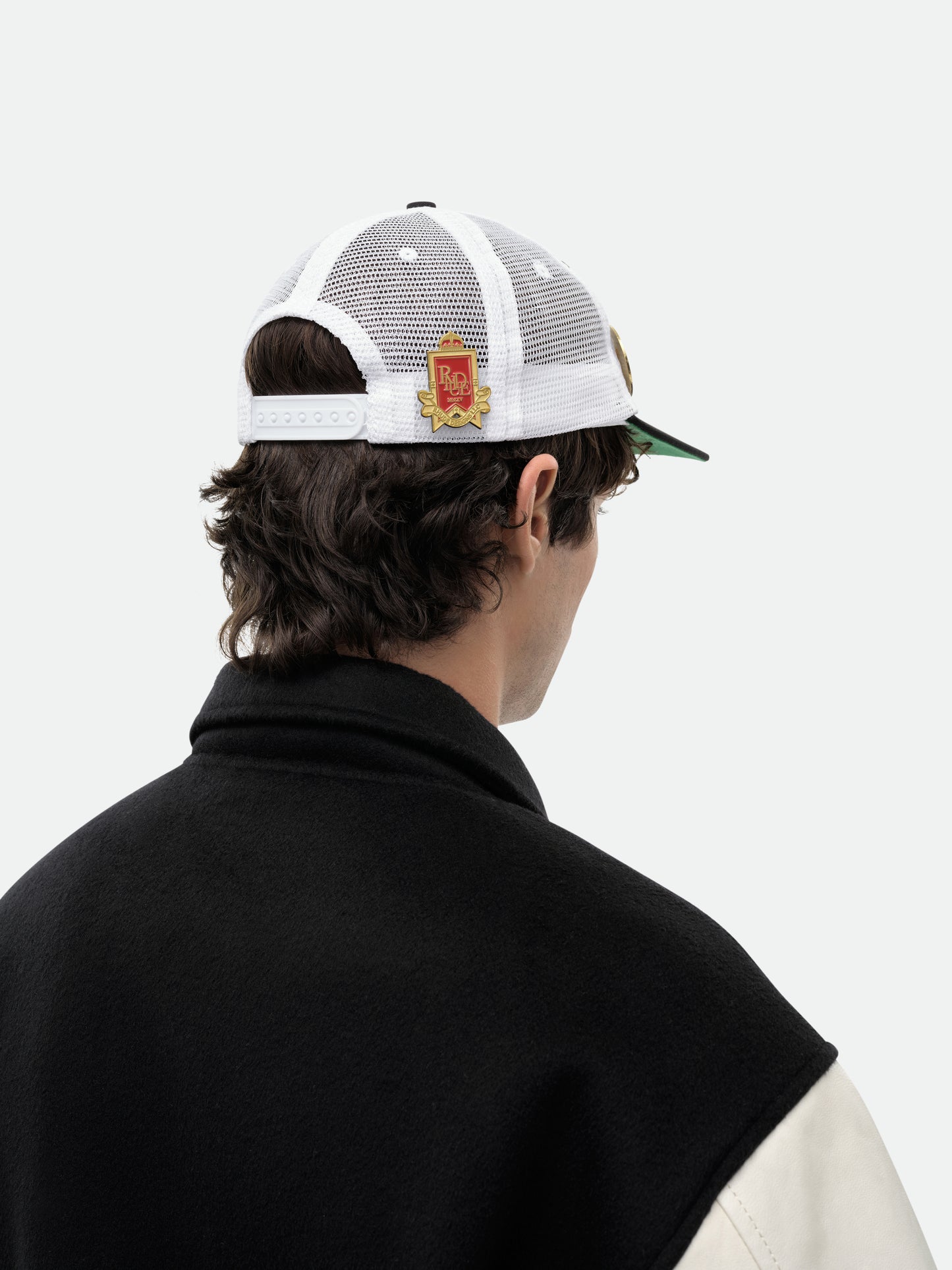 RHUDE PATCH MESH TRUCKER HAT