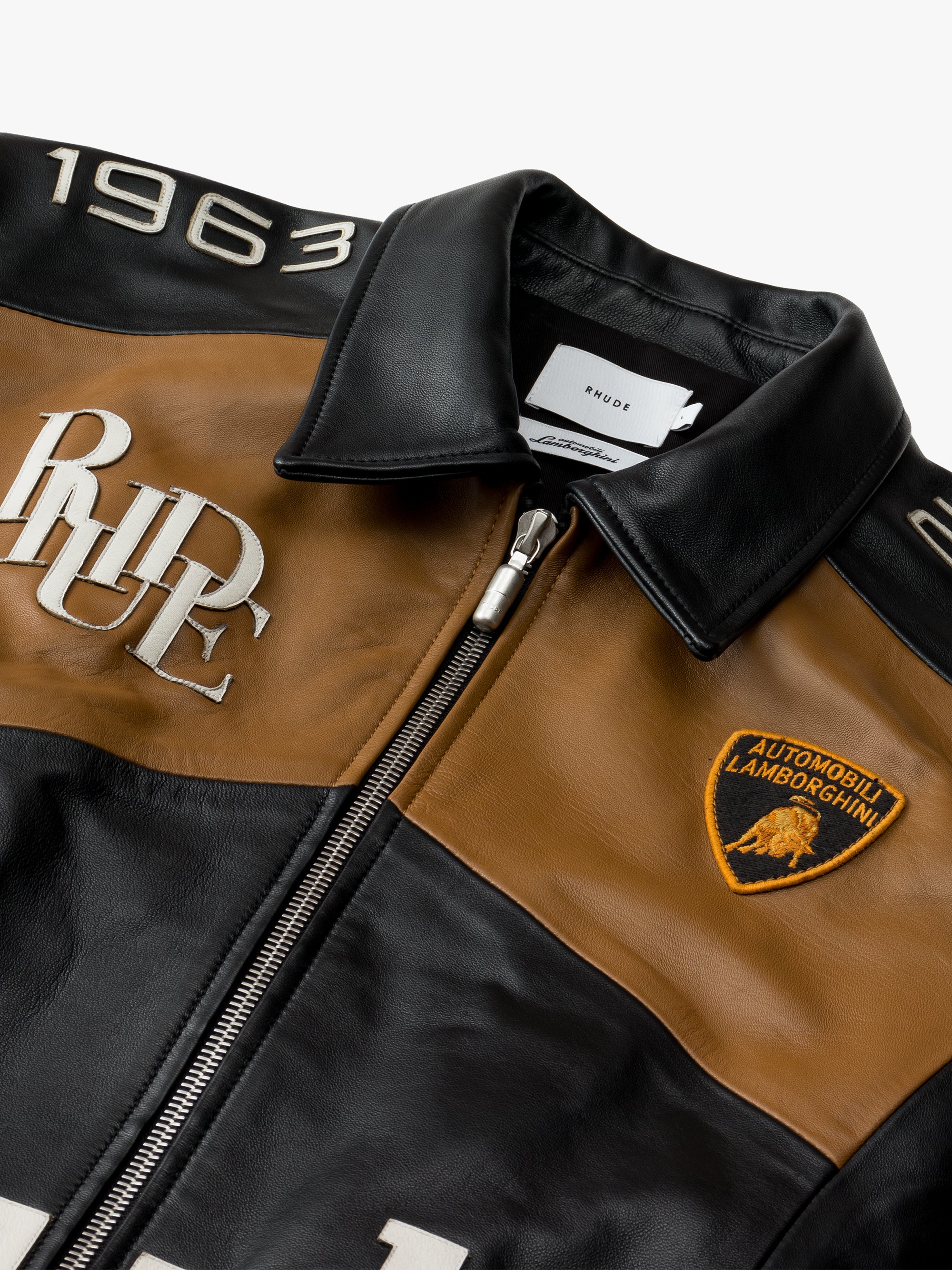 Lamborghini leather outlet jacket