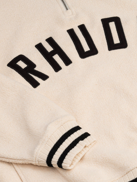 RHUDE QUARTER-ZIP VARSITY