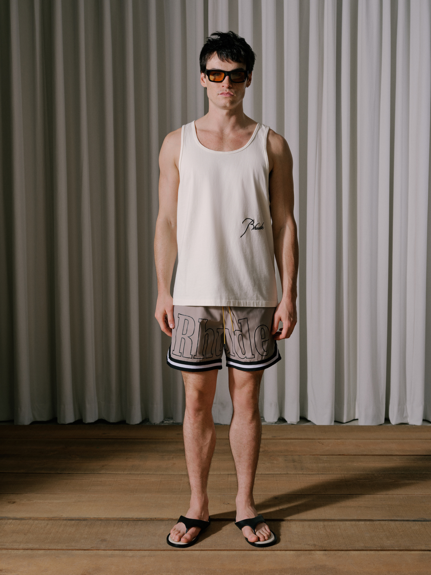 RHUDE BASKETBALL SWIM TRUNKS