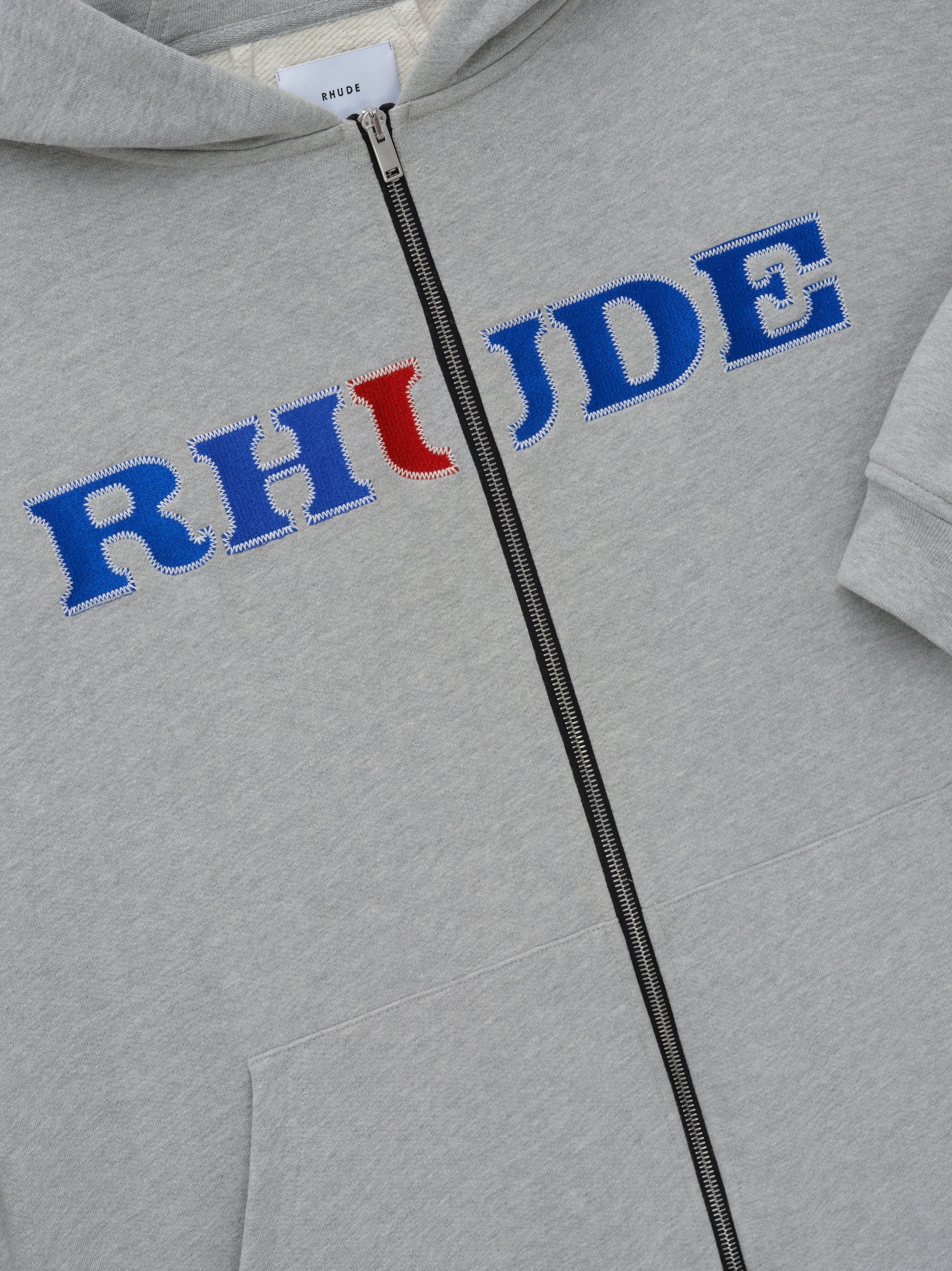 RHUDE RACING ZIP-UP HOODIE