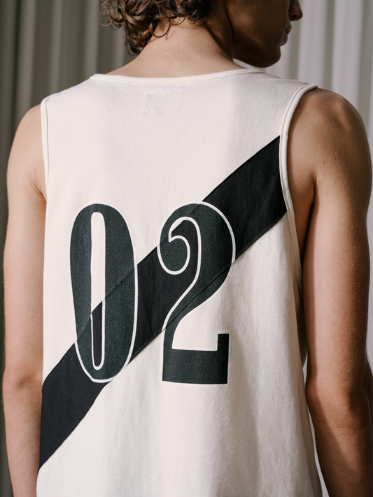 RHUDE 02 STRIPE TANK TOP