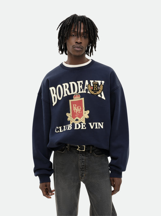 BORDEAUX CREWNECK