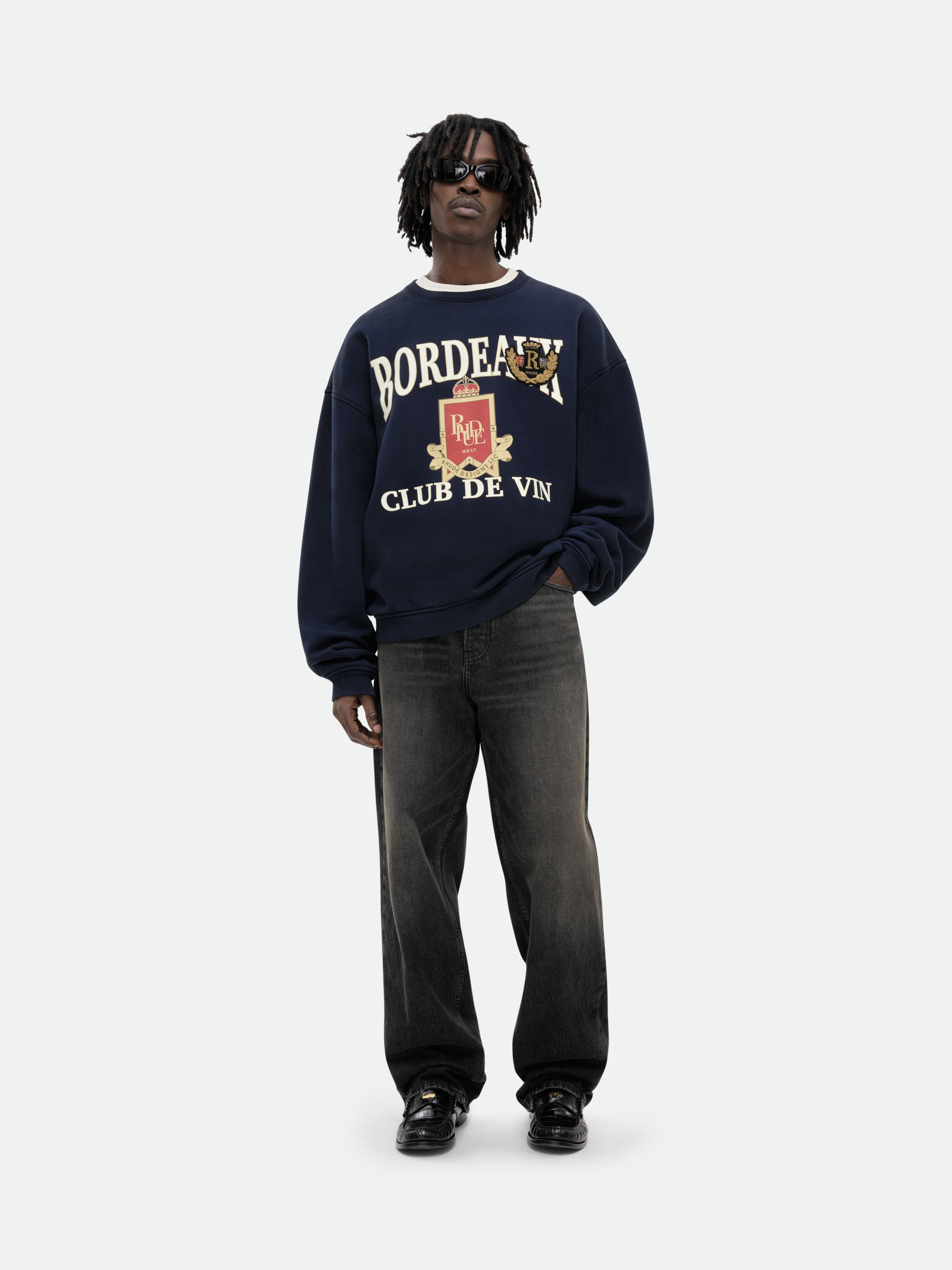 BORDEAUX CREWNECK