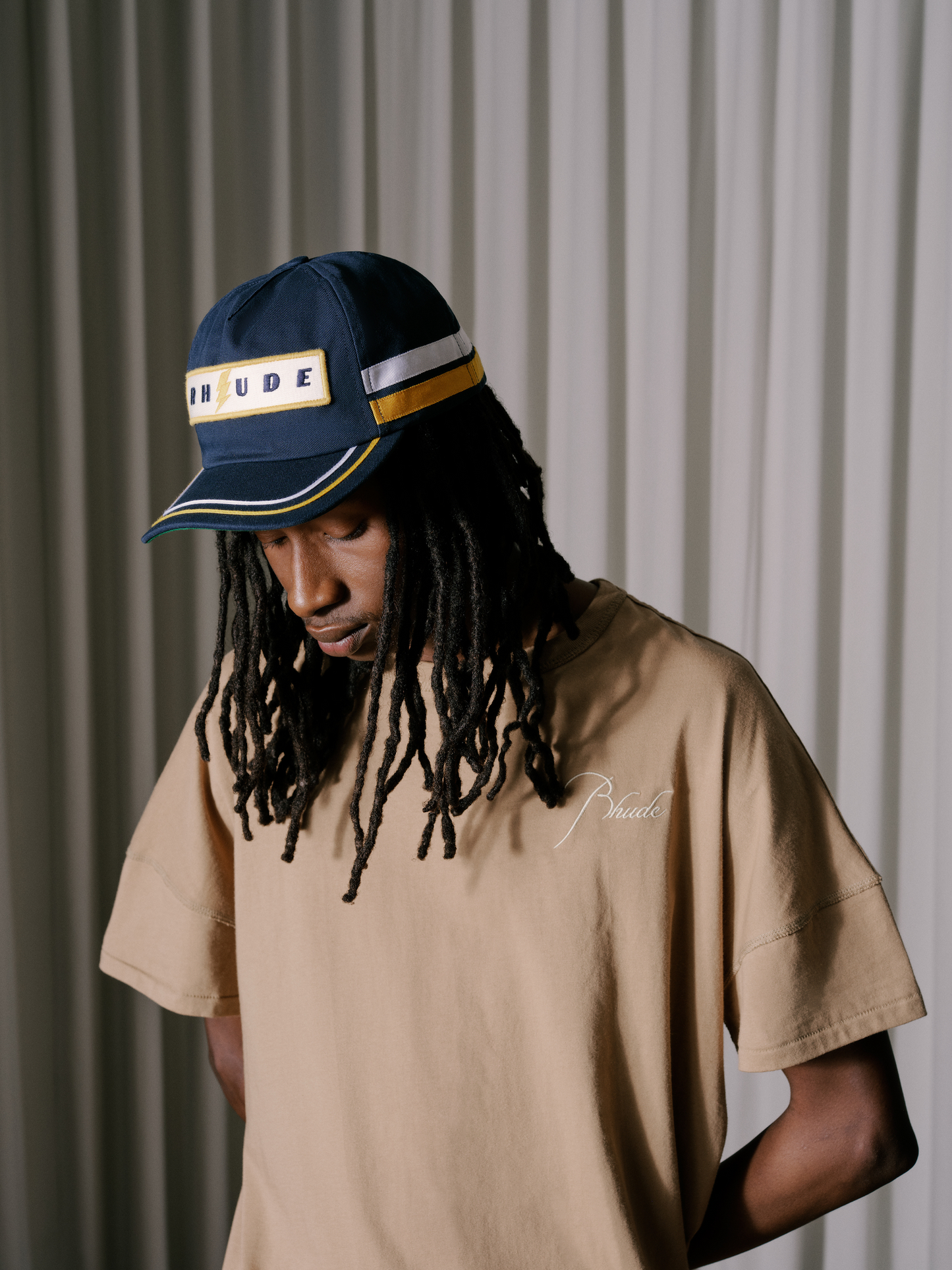 RHUDE LIGHTNING PANEL HAT