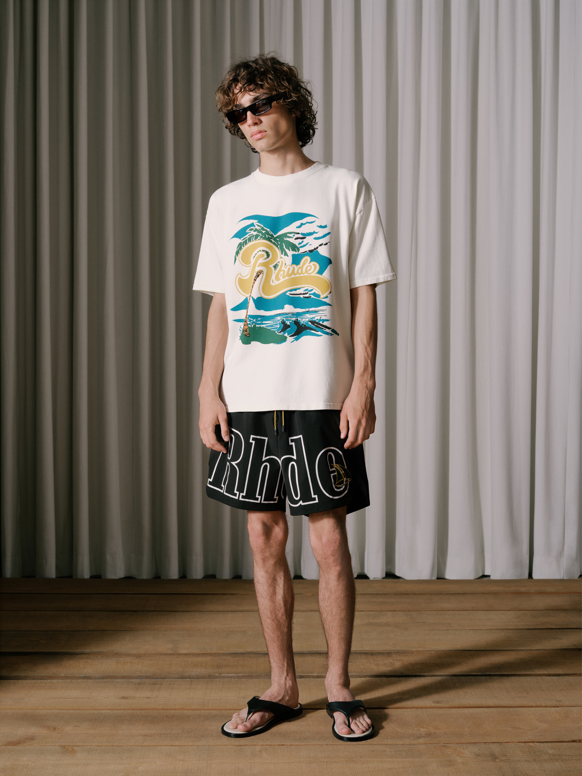 RHUDE REGATTA PALM TEE