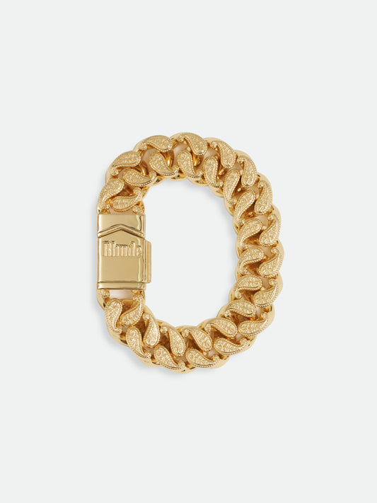 PAISLEY CUBAN LINK BRACELET