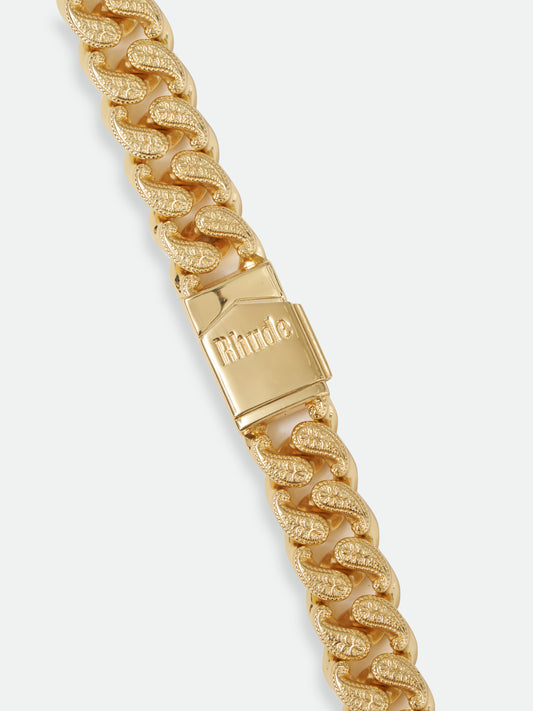 PAISLEY CUBAN LINK BRACELET