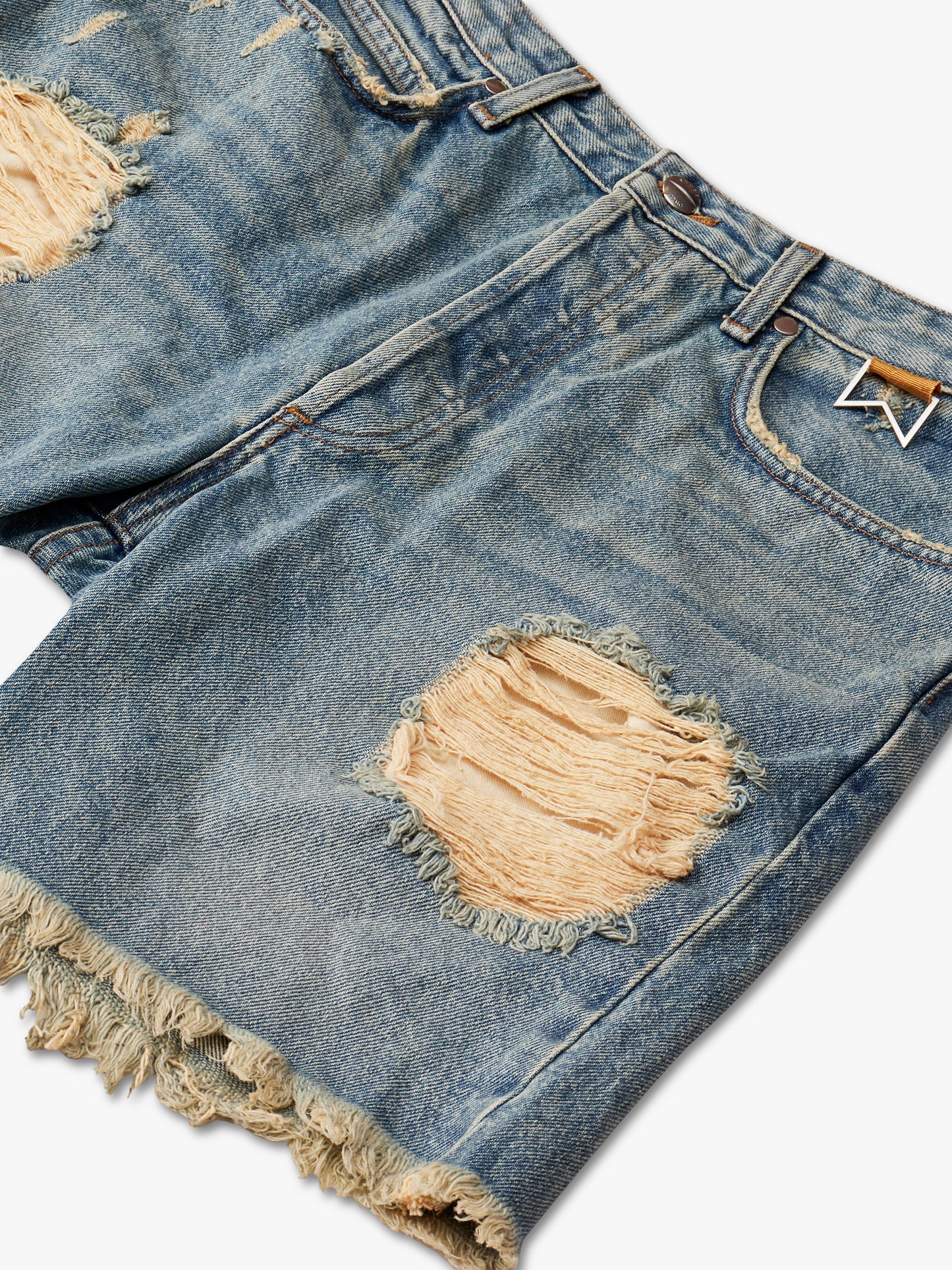 BEACH BUM DENIM SHORTS