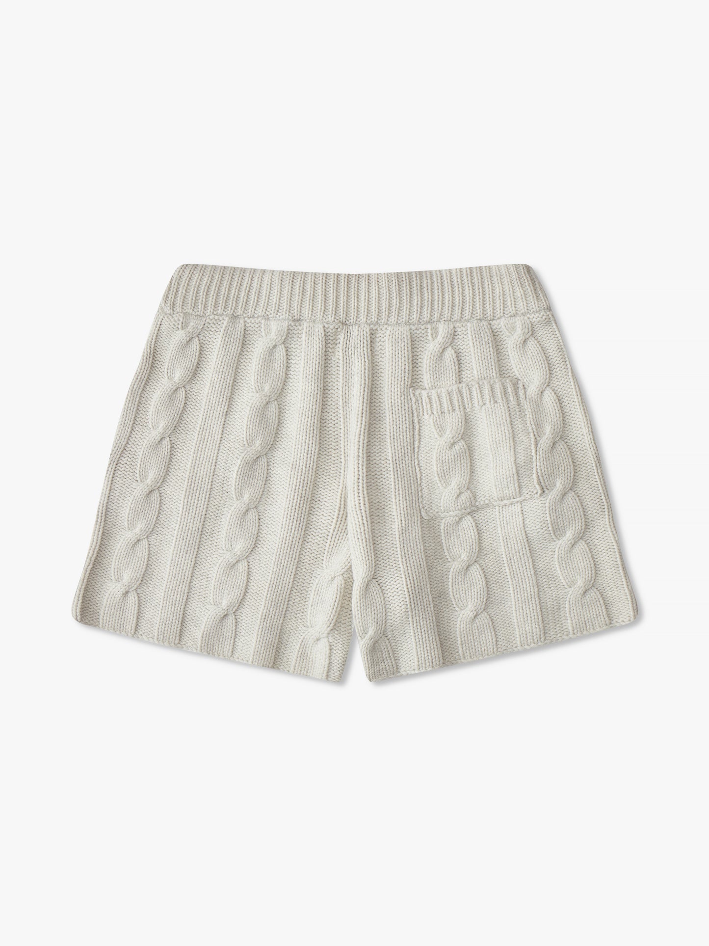 CABLE KNIT SHORTS