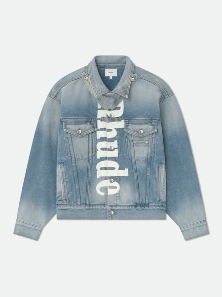 ジャケット LOGO TRUCKER DENIM JACKET Made In Japan Short Type Iii Trucker Jacket - Medium Wash